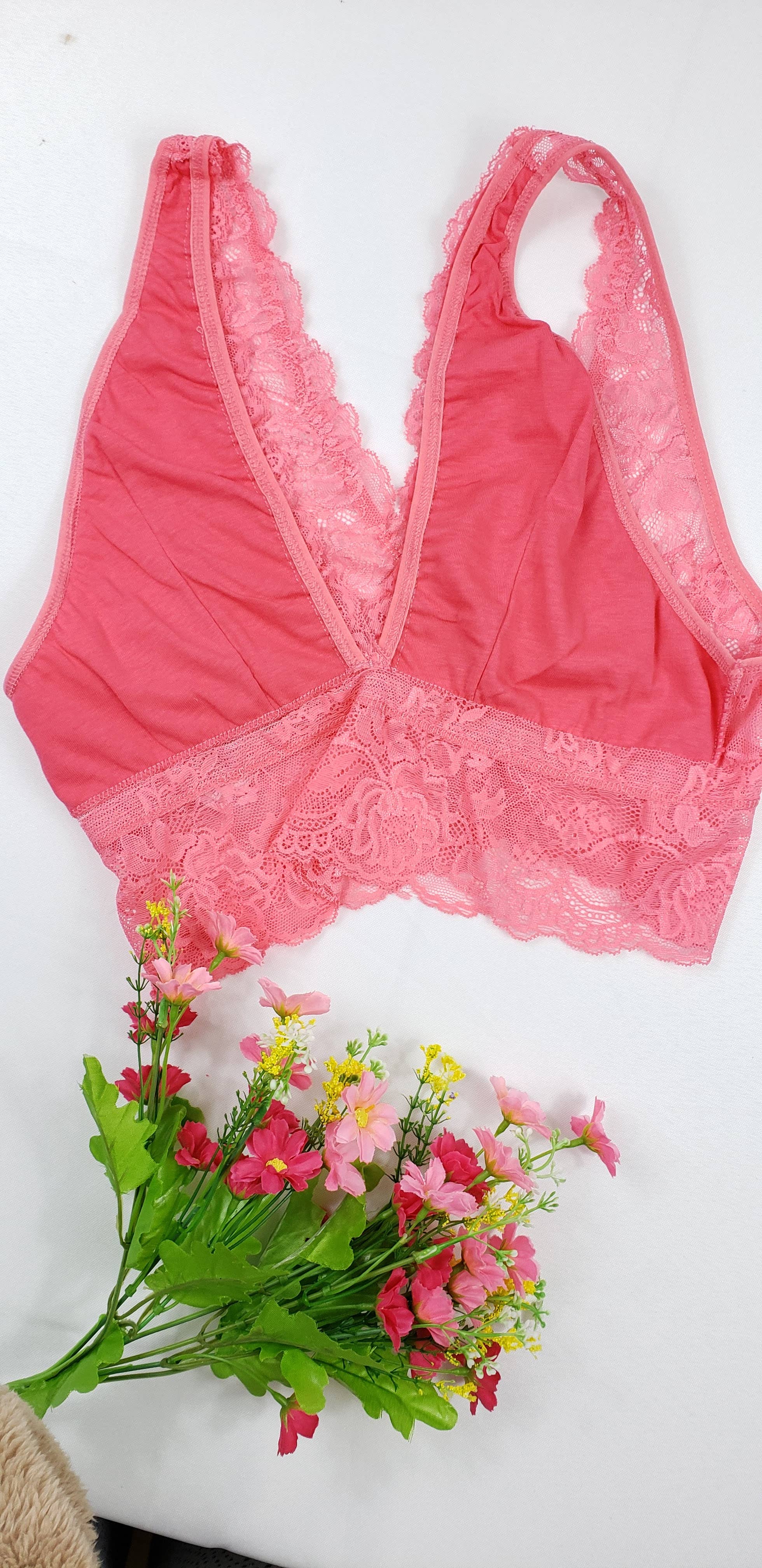 EBRU Home - Vendita all'ingrosso Completino intimo - Donna - La biancheria intima elastica comoda da donna Bralette + è un regalo5