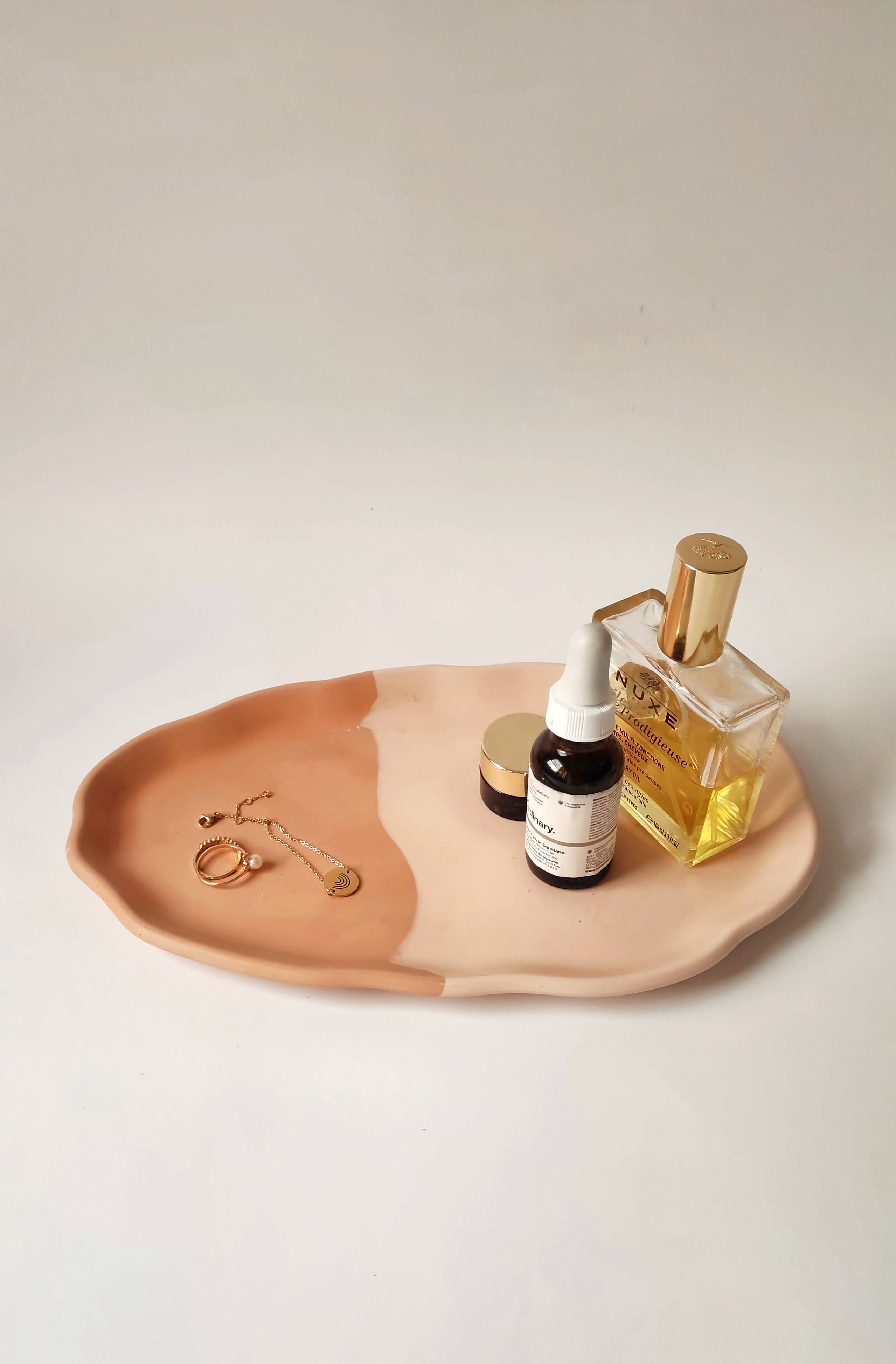 Kndly home - Wholesale Decorative Tray - Nordic style elongated vanity tray2