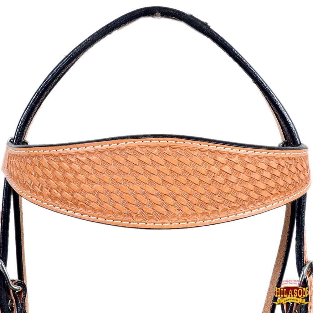 HILASON - Wholesale Horseback Riding Gear - HILASON Western Horse Headstall Breast Collar Set Tack Genuine American Leather | For Horses Headstalls110