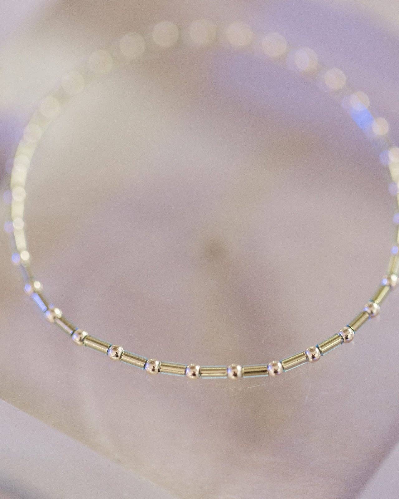 Coast and Cove - Wholesale Beaded Bracelet - Green Cosmic Satellite Bracelet0