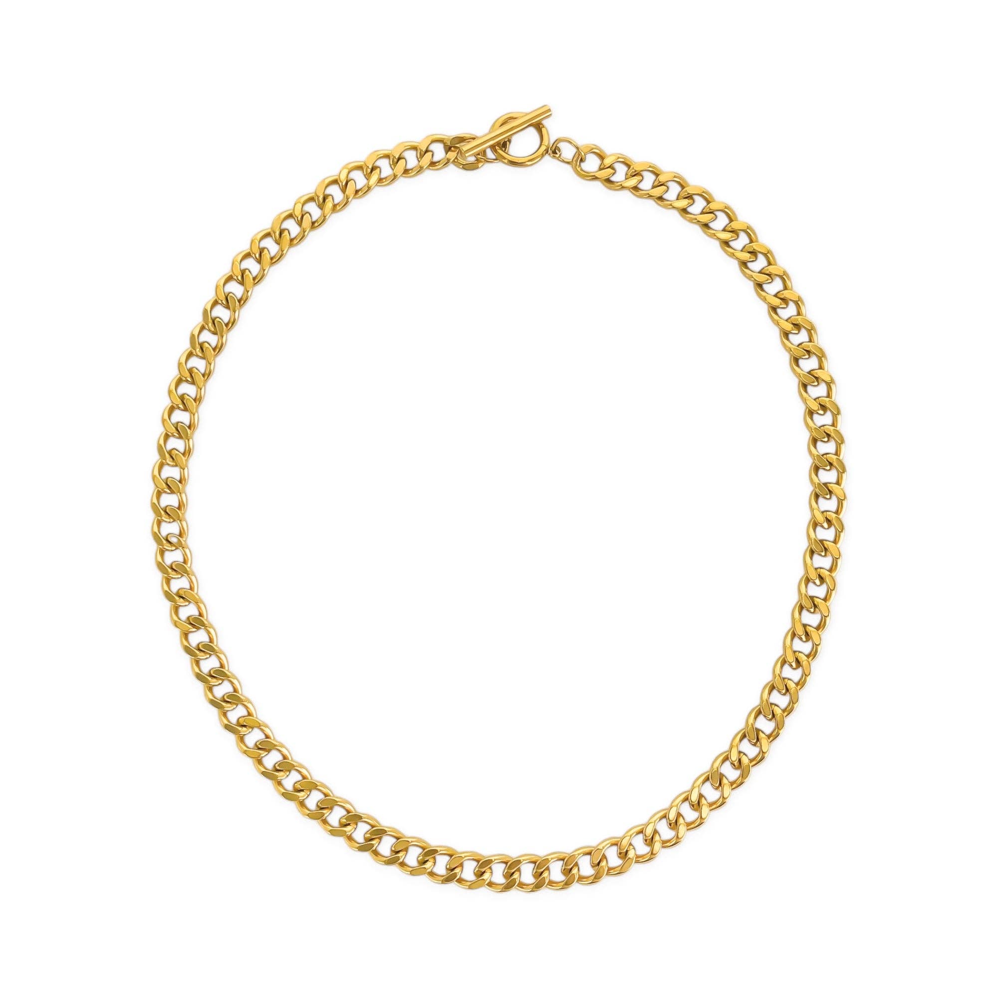 OMG Blings - Vente Collier maille et chaîne - S6N187 - Collier Résistant à l'Eau*3