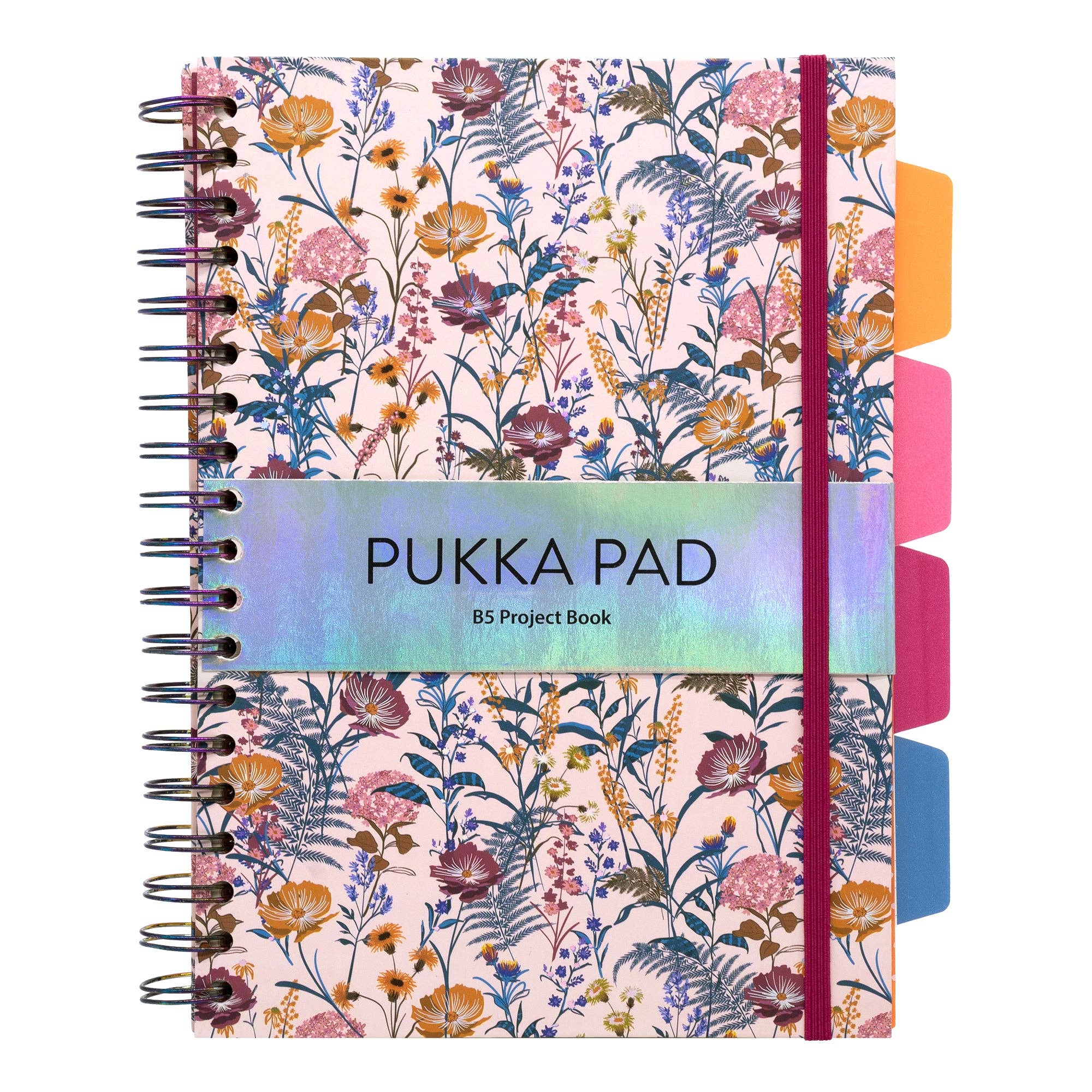 Pukka Pads North America - Wholesale Notebook - Bloom B5 Hardcover Project Book-Assorted 3-pack3