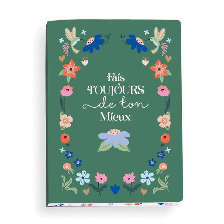 A5 zacht notitieboek - Geluk is overal voor wholesale door Hirondelle & Cie