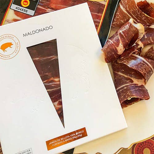 Made in Spain Gourmet - Venta al por mayor Jamones - Jamón Loncheado 100% Ibérico Bellota, Maldonado