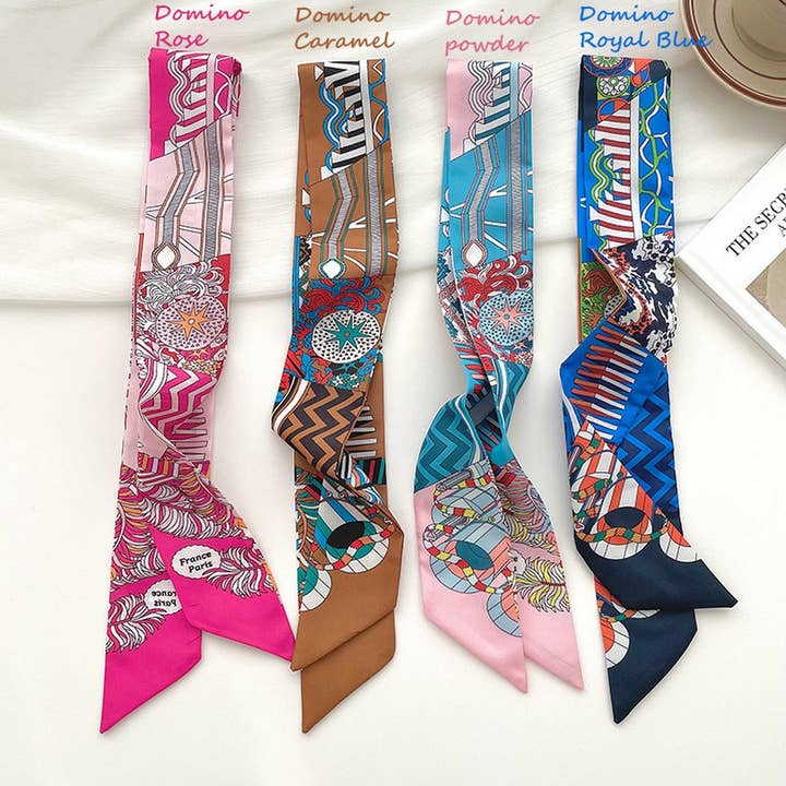 ACCITY - Wholesale Scarf - Women's - RETRO LONG TIE BAG HANDLE RIBBON SCARF_CWASC0722