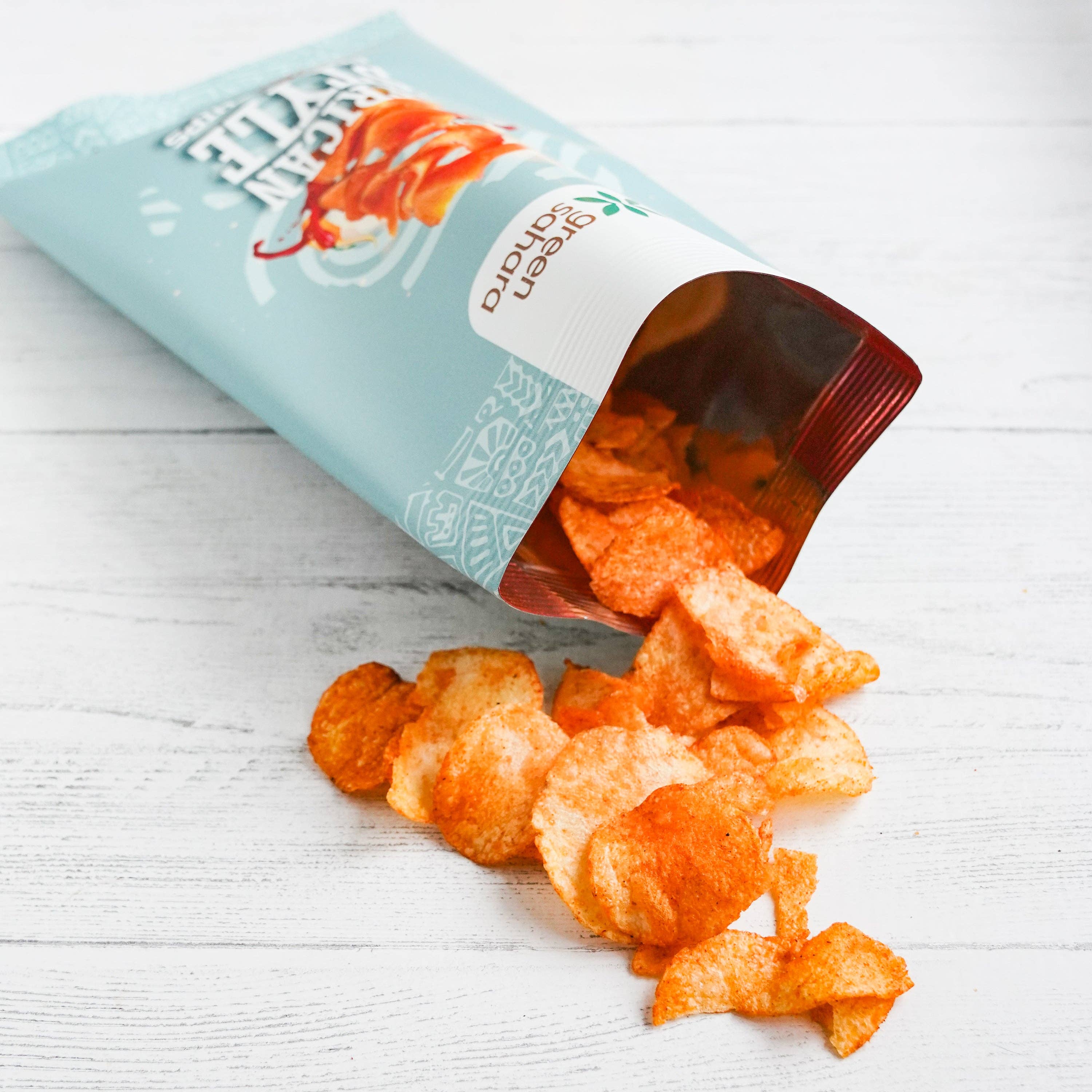 Green Sahara - Vente Chips - Croustilles au chili et barbecue Gourmet d'Afrique de l'Est 1