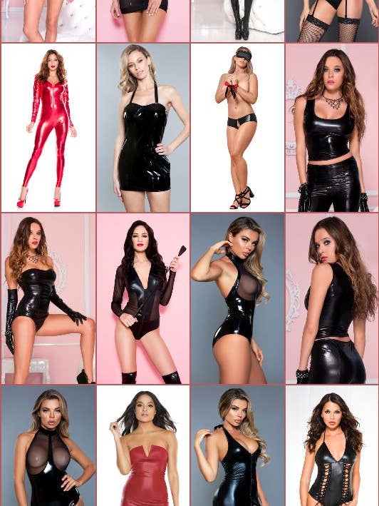 WETPAK10 - Asst Wet Look Lingerie Package - Ships in 1 Day! for wholesale by Lingerie Mart