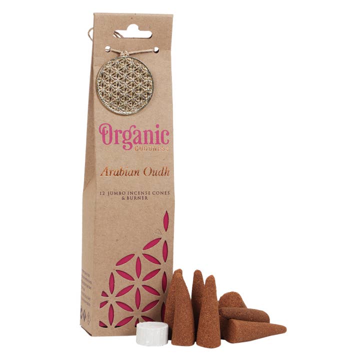 R. Expo/Song of India - Wholesale Incense - Organic Goodness Incense Cones - Arabian Oudh
