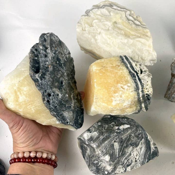 Rock Paradise - Wholesale Spiritual Stone/Crystal - Crystal Mexican Onyx Rough Stone Chunk - Choose Weight