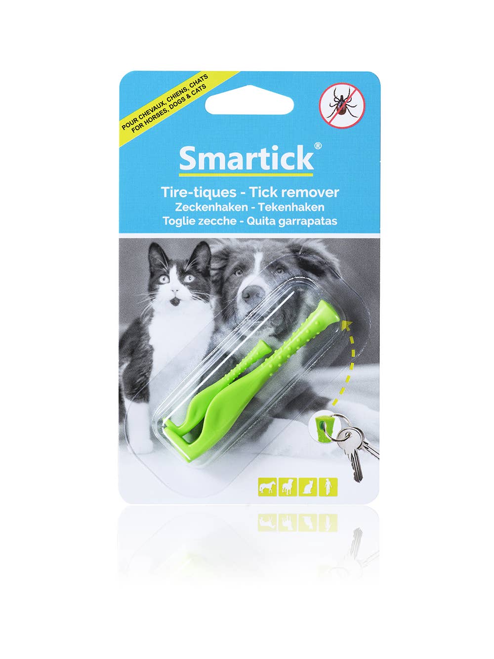 H3D – Großhandel Haustierpflegeprodukt – Hund – Display mit 12 Paaren grüner Smartick® Zeckenentferner4