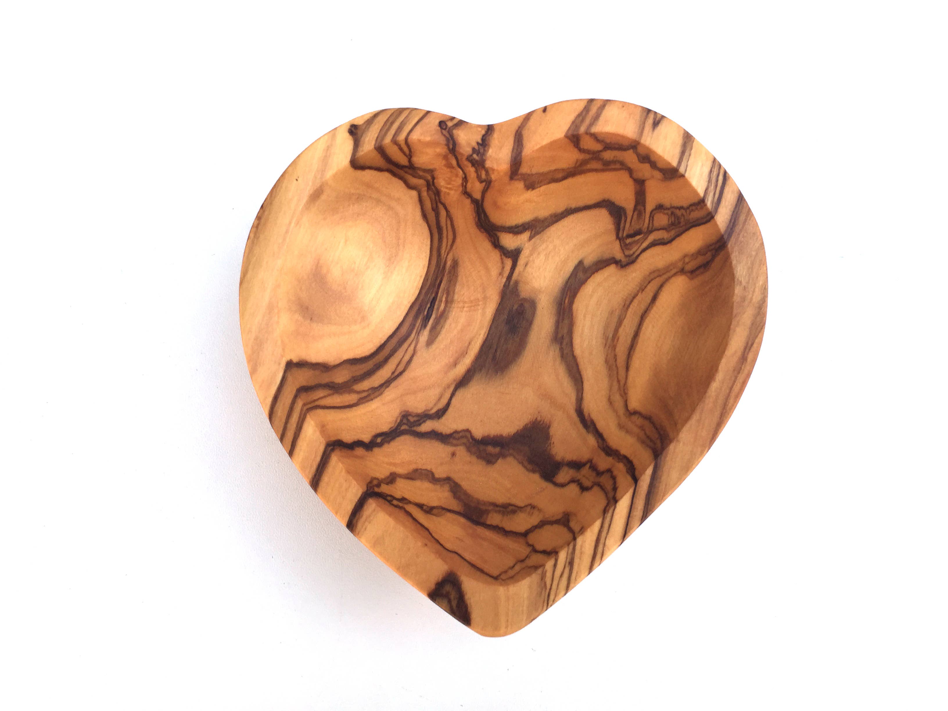 medina mood – Engroshandel Pyntetallerken/skål – Hjerteformet skål i oliventræ2