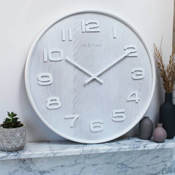 NeXtime - Wholesale Wall Clock - Wall clock - 35 cm - Wood - 'Wood Wood Medium'4