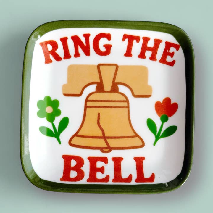 Campanella Piatto Portagioie in Ceramica Philadelphia per la vendita all'ingrosso da parte di GeoMetricGem