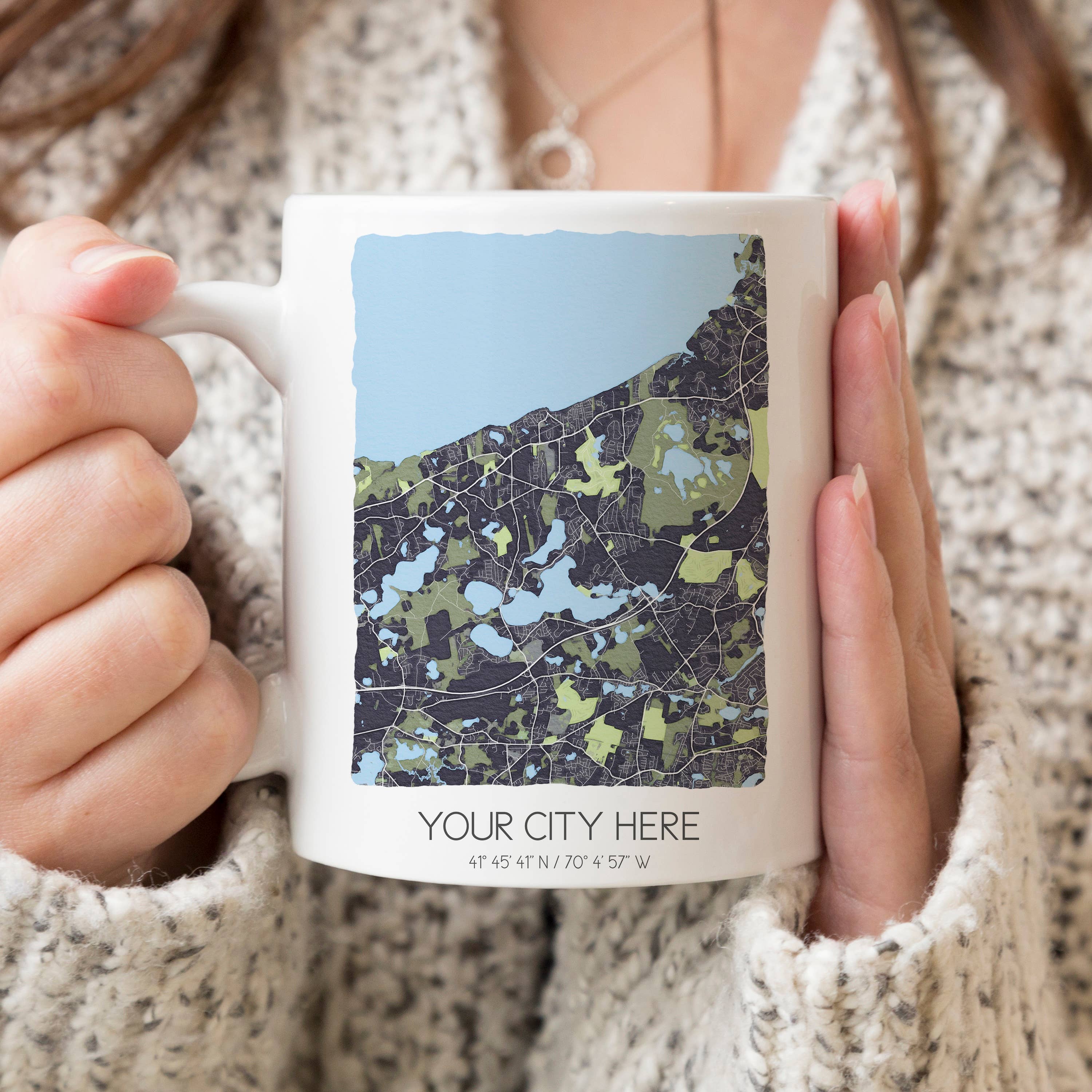 Sparks House Co. - Wholesale Coffee Mug - Custom Map Mugs - Custom City Coffee Mugs - Custom Order13
