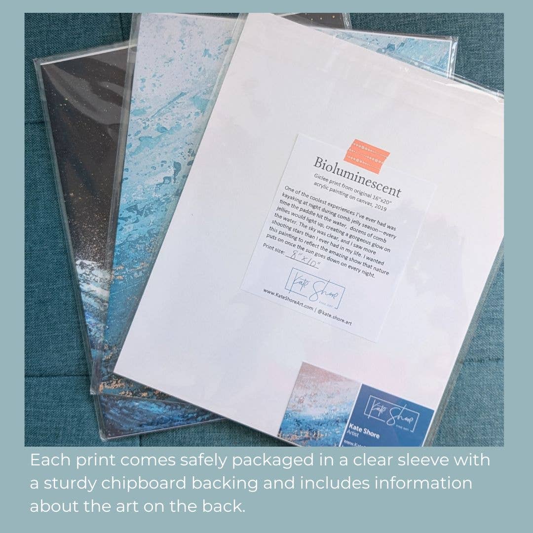 Kate Shore Fine Art - Wholesale Art Print - Coastal Abstract Art Print | Perfect Beach Day4