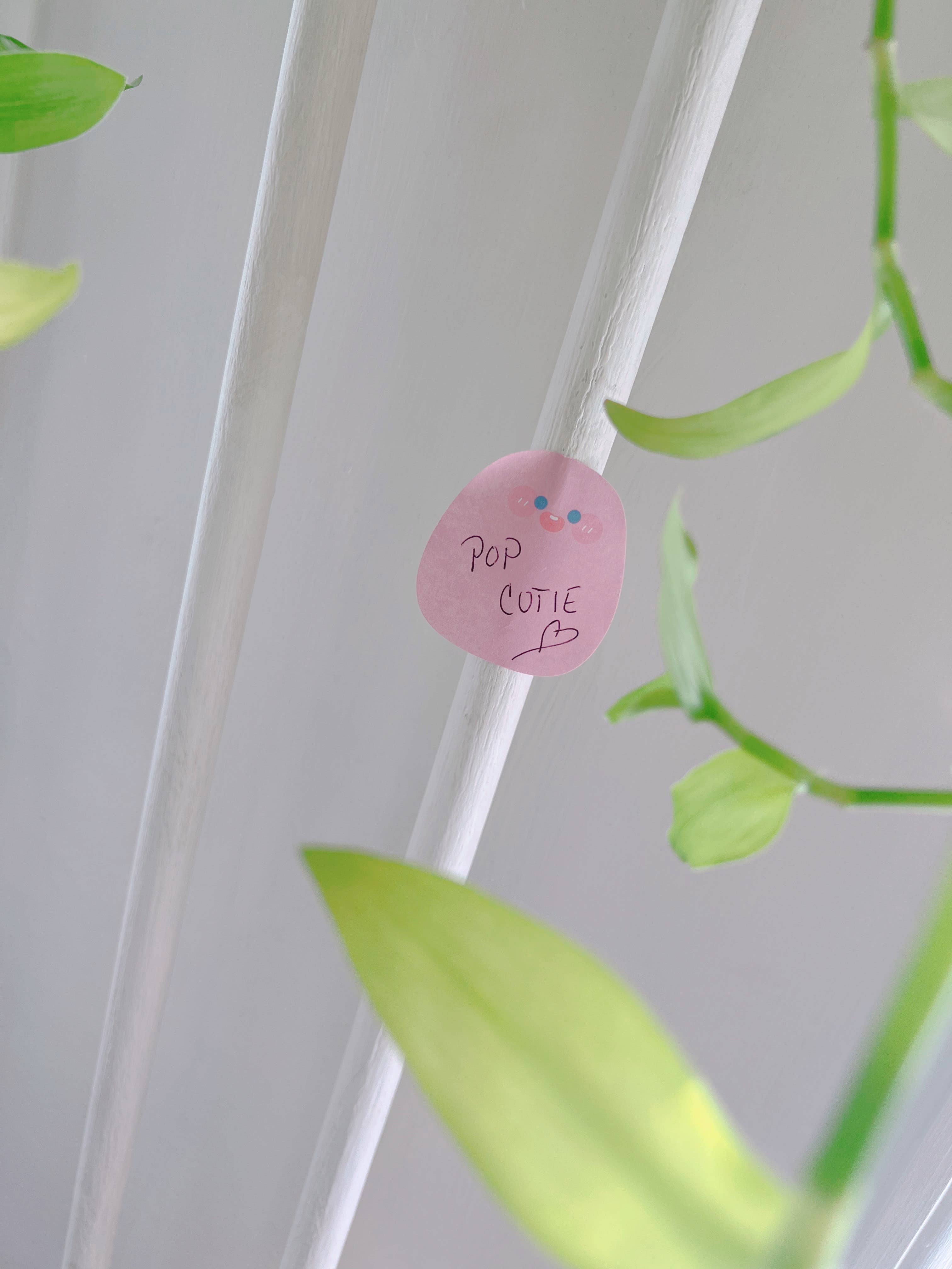 Pop Cutie Accessories & Gifts - Wholesale Stationery/Notecard Set - Small Pink Dot Stationery Set - Memo Pen - Stocking Stuffers3