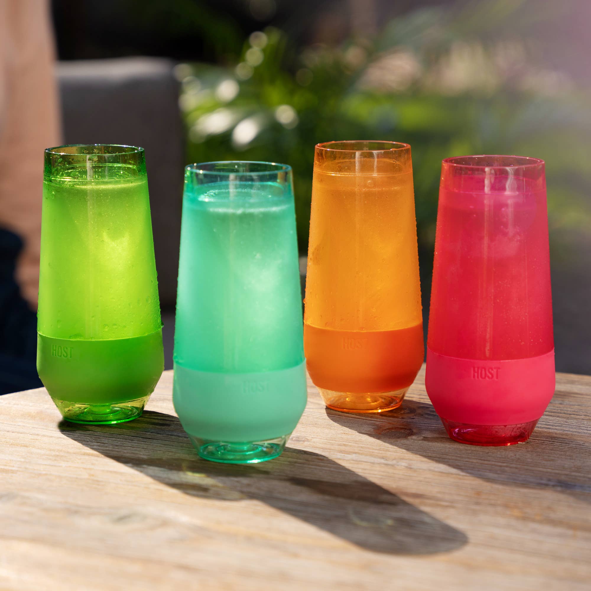 Champagne FREEZE Cooling Cup in Assorted Colors CDU of 12 for wholesale on Faire1