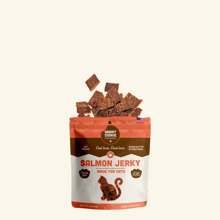 Smart Cookie Barkery - Wholesale Pet Treats - Cat - NEW!! Salmon Jerky for Cats2