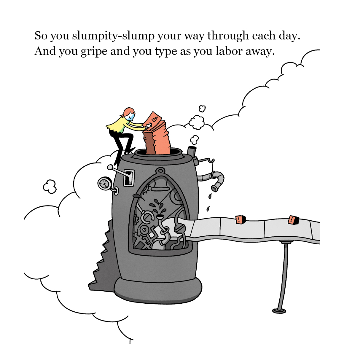 War and Peas - Wholesale Humor Book - Once Upon a Workday Signed Book (English)7