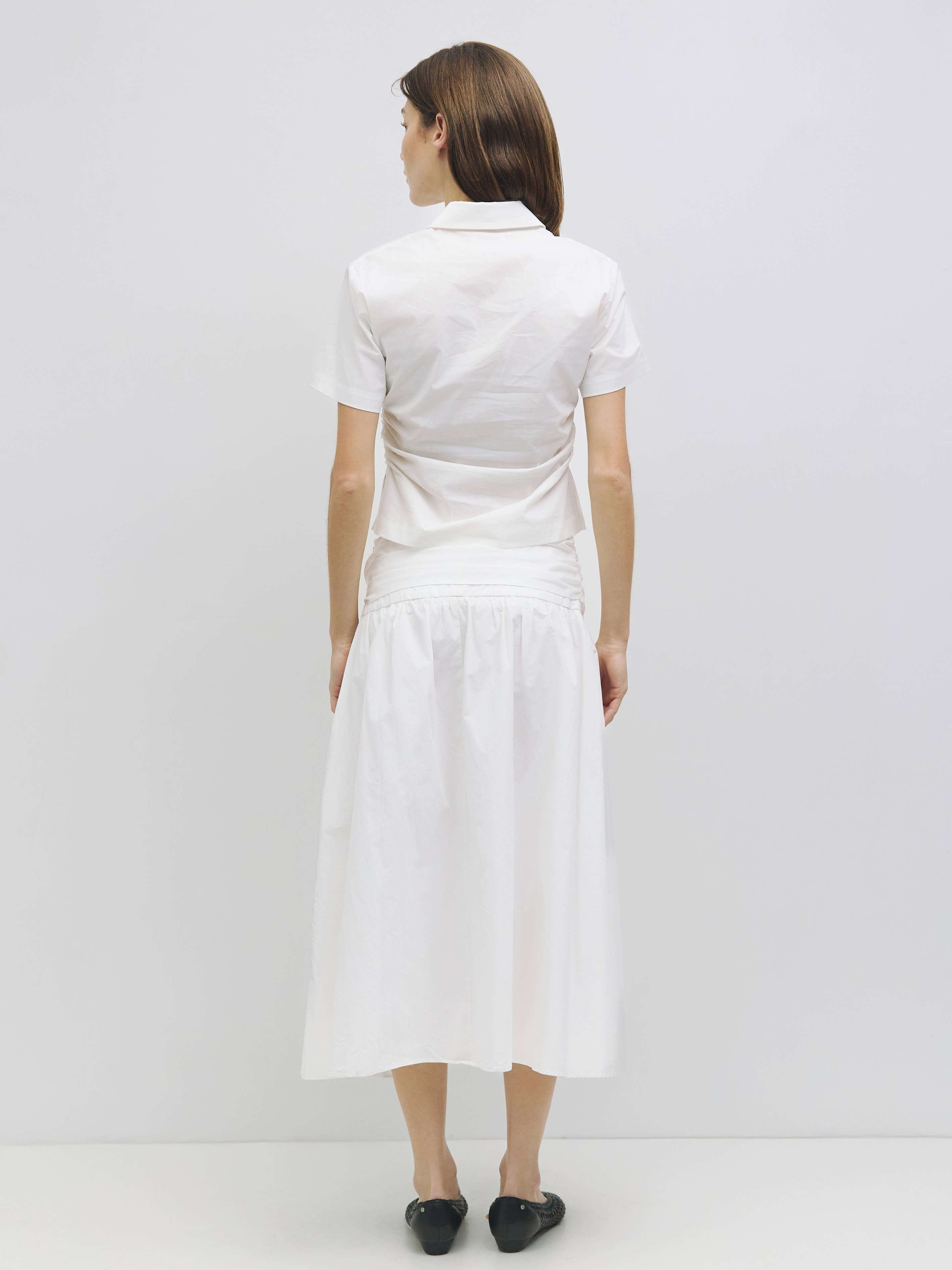 MOD REF - Wholesale Shirt - Women's - The Saxon Top | Short Sleeve Button-Down Shirt13