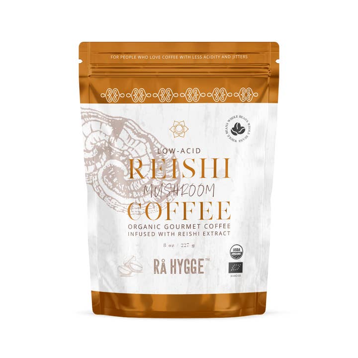 Rå Hygge – Großhandel Kaffeebohnen – Reishi Specialty Coffee BIO, ganze Bohnen 8 oz