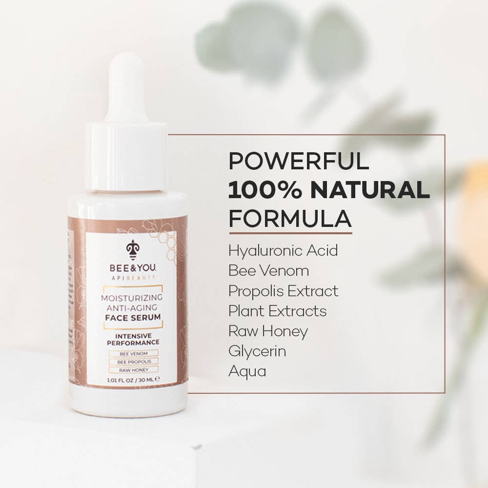 BEE&YOU – Großhandel Gesichtsserum/-konzentrat – Anti-Aging-Gesichtsserum mit Bienengift und Hyaluronsäure3