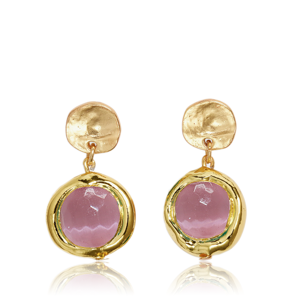 KARINE SULTAN - Vente Boucles d'oreilles pendantes - Boucles d'oreilles Coriandoli : accessoire coloré et élégant0