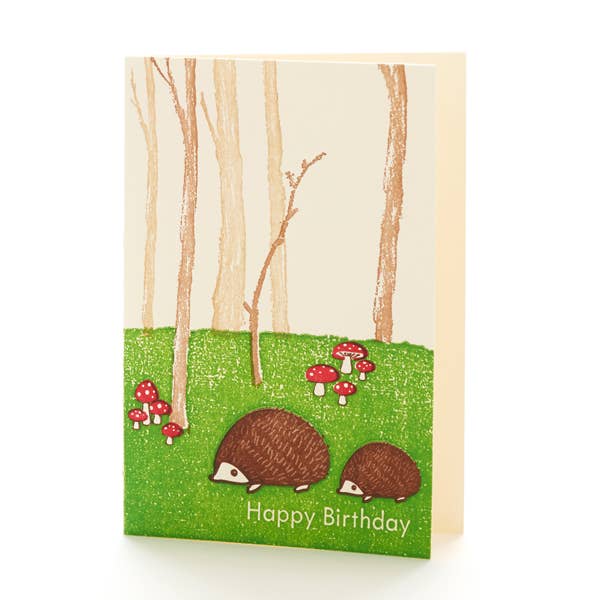 Forest Happy Birthday 4B Card for wholesale by Ilee Papergoods