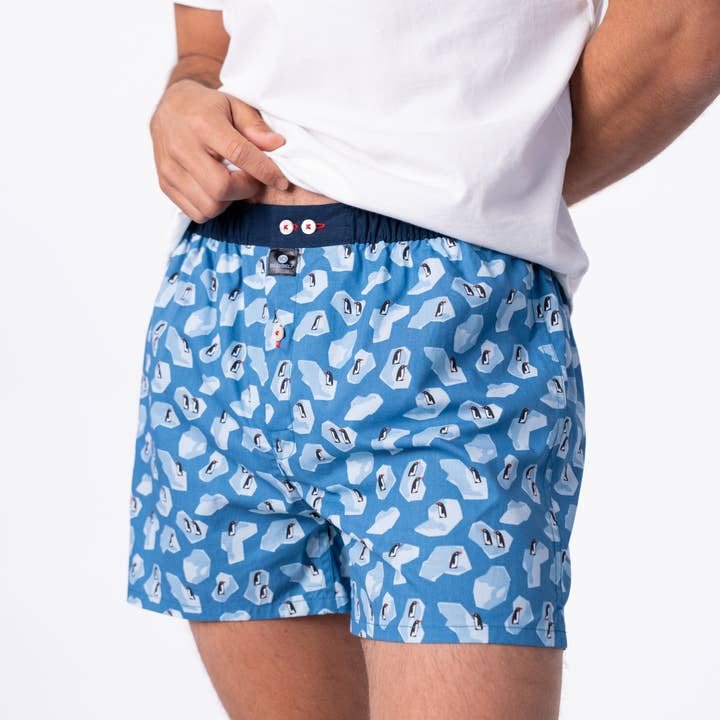 BILLYBELT - Wholesale Underwear - Men's - 100% Organic Cotton Boxer Shorts - Penguin5