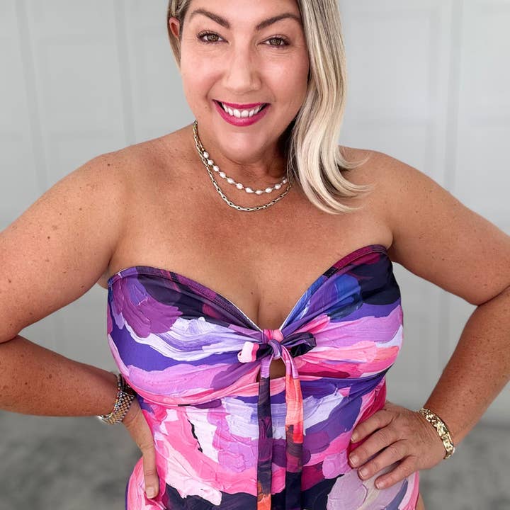 Joanna One Piece - x Erin Reinboth Art for wholesale by Full Bums Swimwear