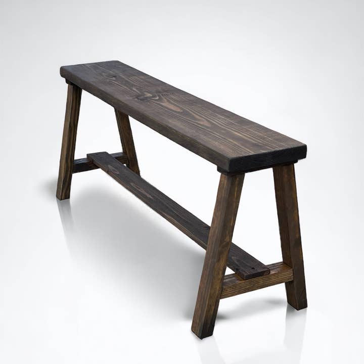Intrinsic Haven - Wholesale Bench - Simple Farmhouse Solid Wood Entry Bench1