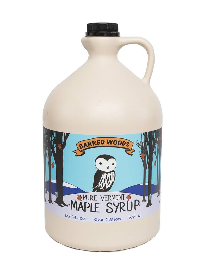Bulk - Pure Vermont Maple Syrup - One Gallon for wholesale by Barred Woods Maple