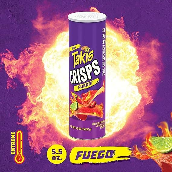 I Got Your Candy - Wholesale Chips - Takis Fuego Crisps 5.5oz - 15ct1