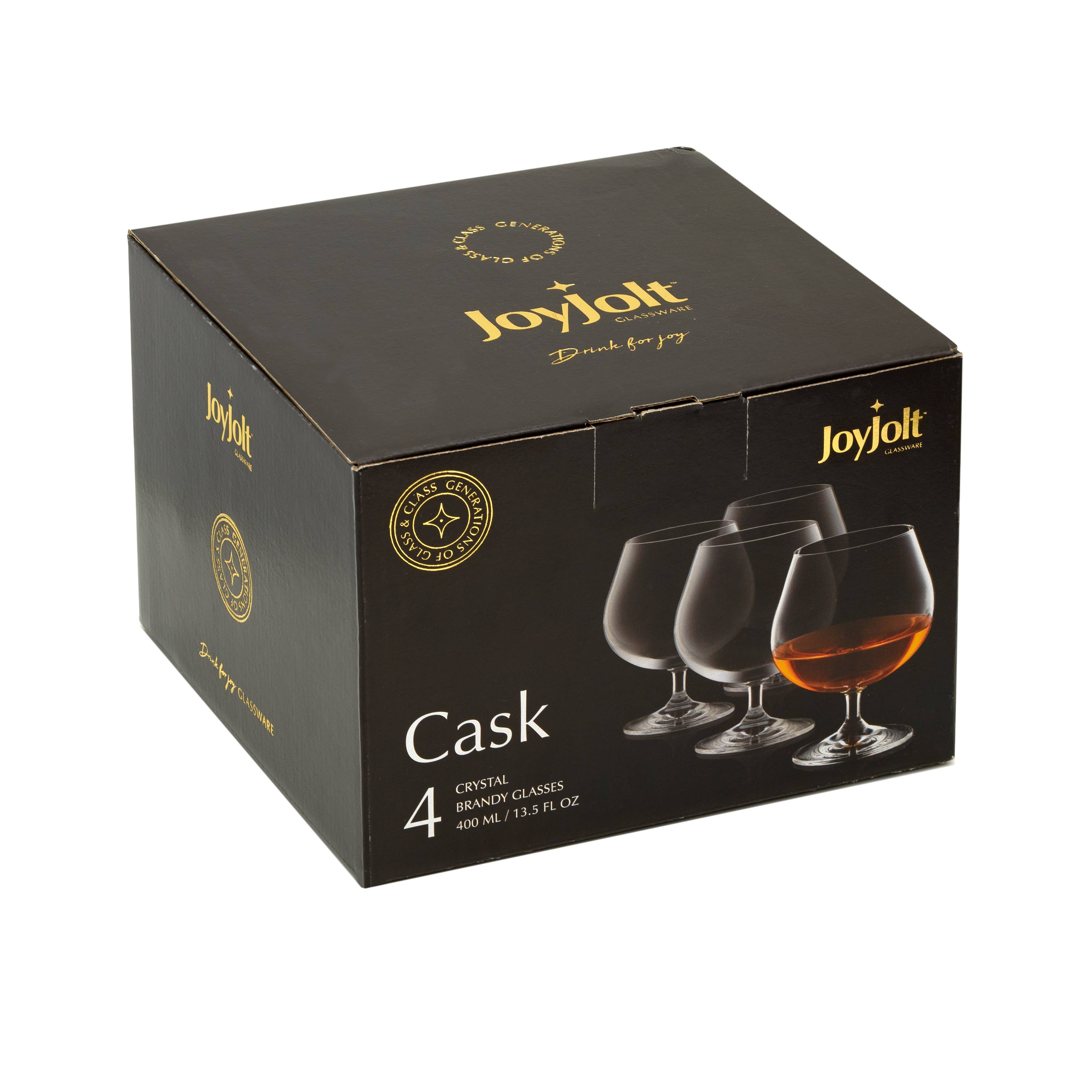 JoyJolt – wholesale Cocktail/liquor glass – Cask Brandy Glasses, Set of 45
