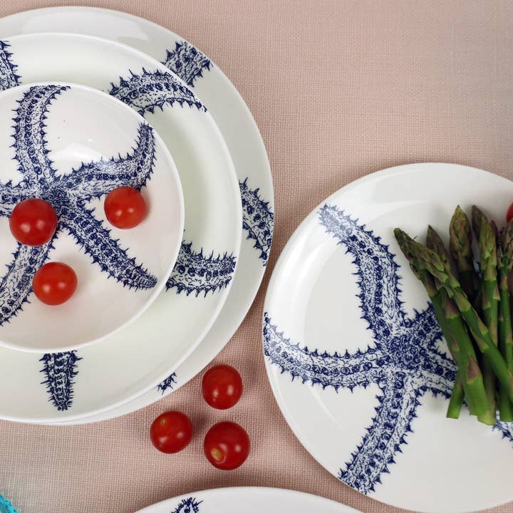 Cream Cornwall - Wholesale Bowl - Bone China Starfish Bowl