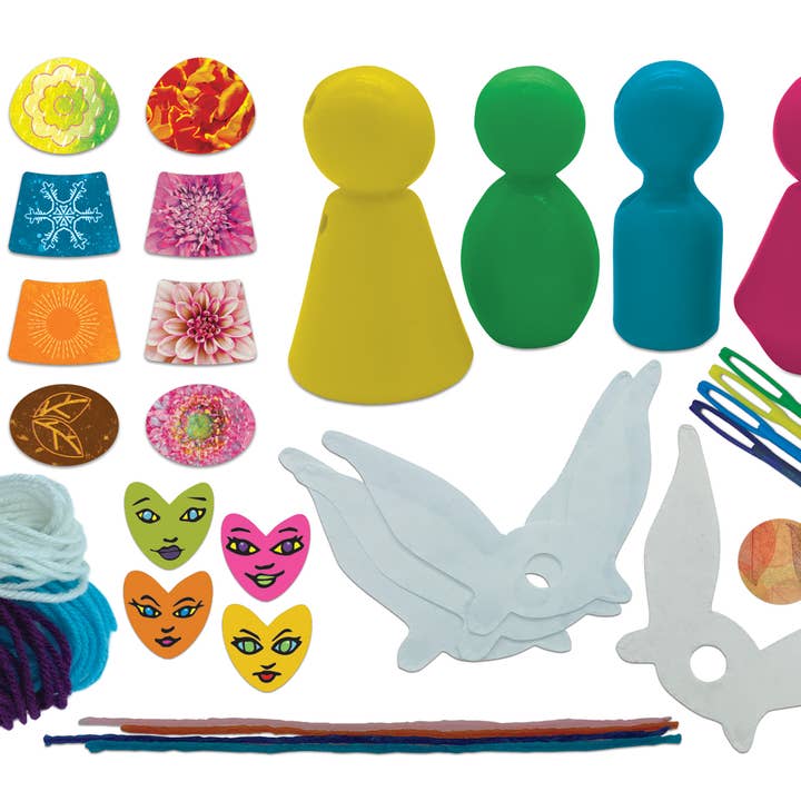 Jar-It Crafts : Kit de marionnettes à doigts fées pour la vente par Roylco