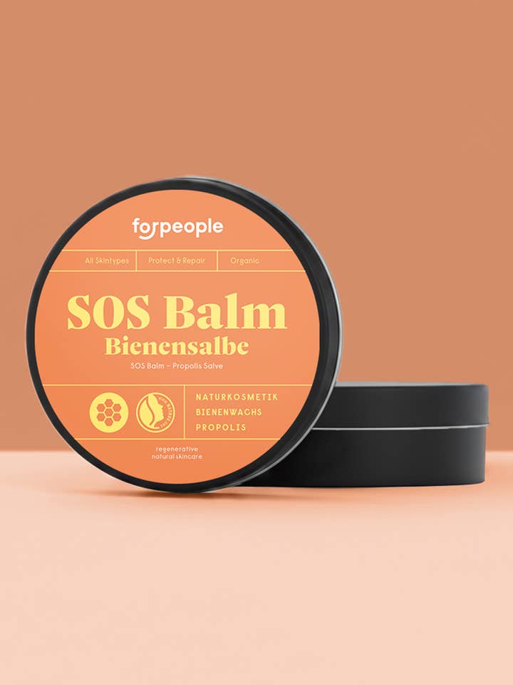 SOS Bivoks salve Lærk & Mandarin i dåse for engroshandel hos forpeople skincare GmbH