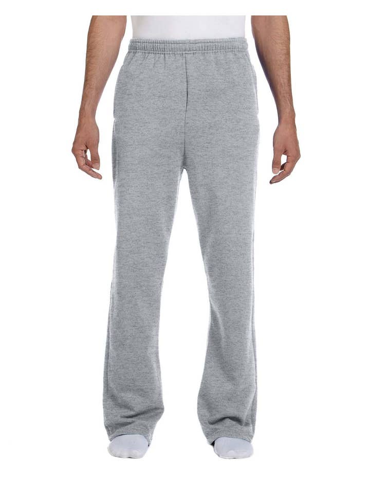 Total Apparel - Wholesale Athletic Sweatpants/Joggers - Men's - Jerzees Adult NuBlend Open-Bottom Fleece Sweatpants