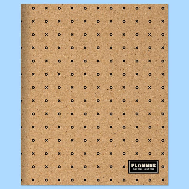 July 2026 - June 2027 Kraft Dot Medium Monthly Planner for wholesale by TF Publishing - Paper Goods