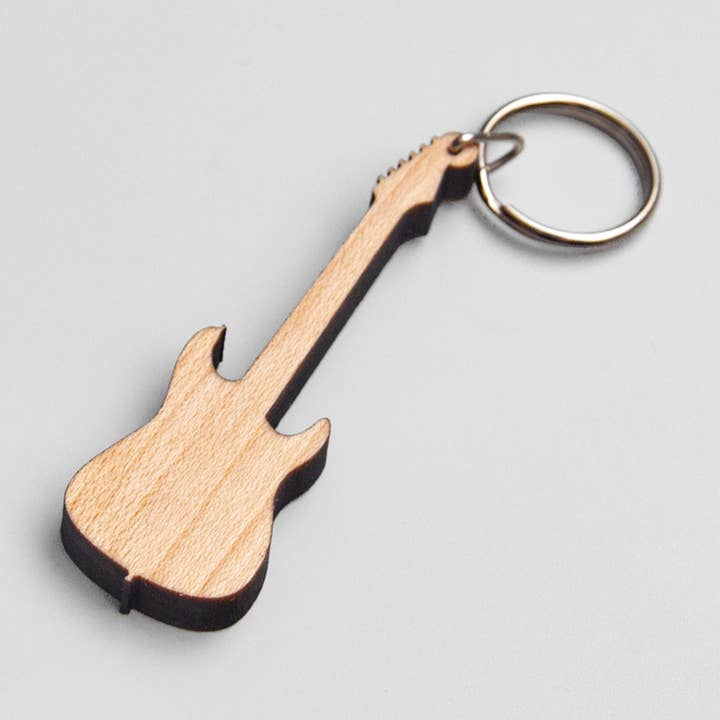 Porte-clés guitare électrique érable pour la vente par Berben Design