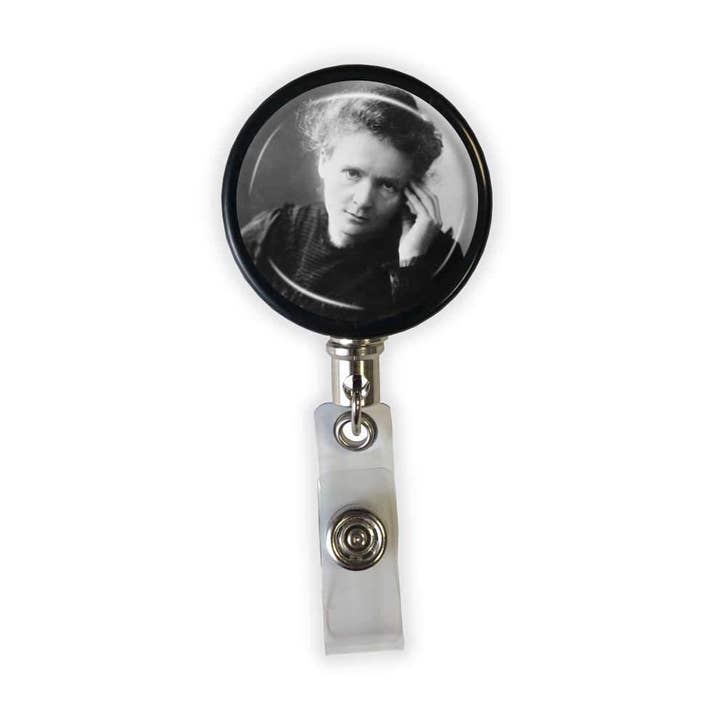 Rad Girl Creations - Wholesale Badge Accessory - Women's - Marie Curie Badge Reel