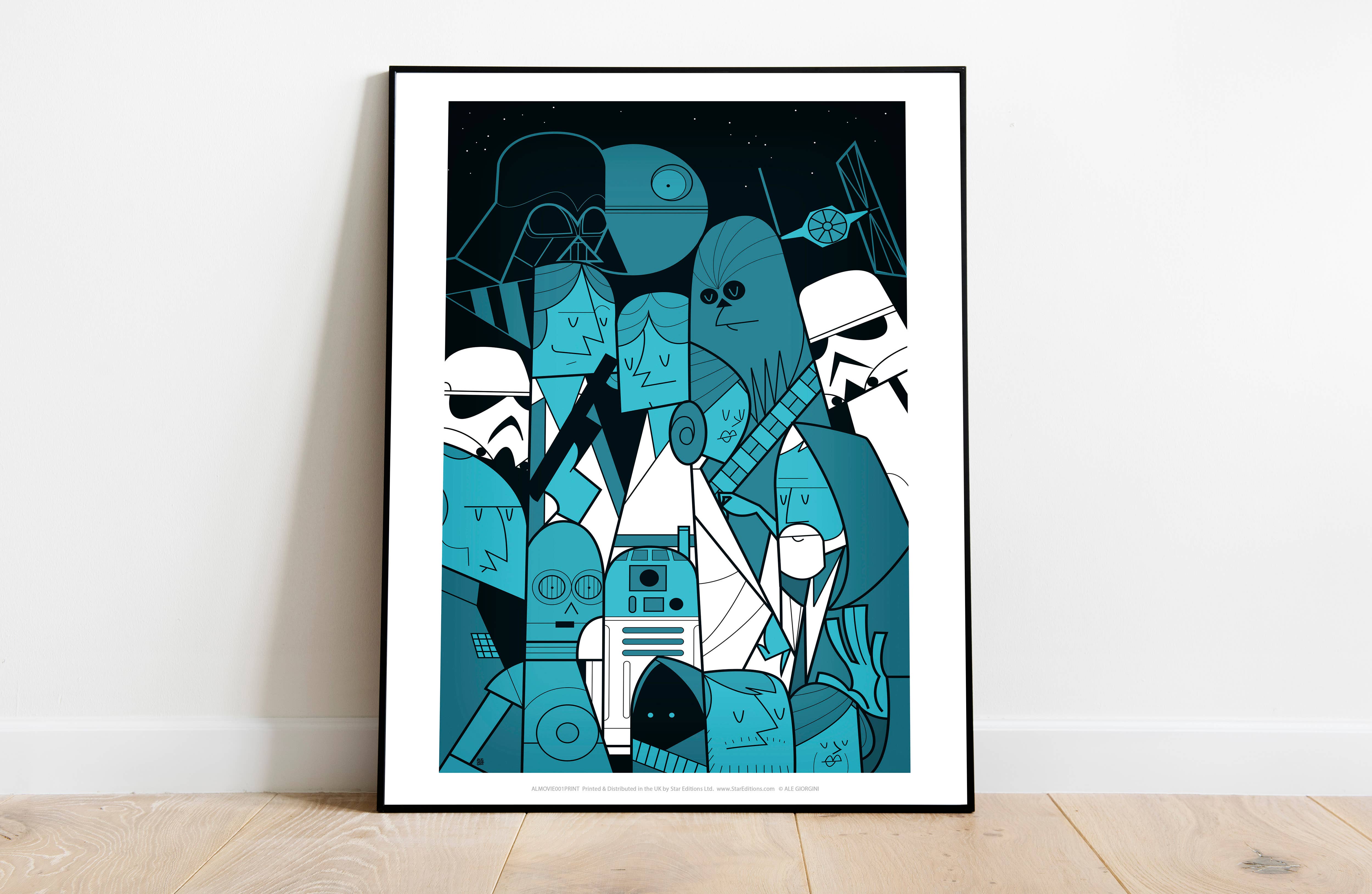 Star Editions – Engroshandel Kunsttryk – Star Wars - Alle tegn - 11X14“ Premium kunsttryk1