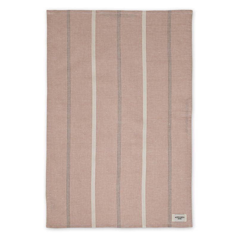 Aspegren Denmark - Wholesale Tea Towel - Tea Towel - Pinstripes - Latte2