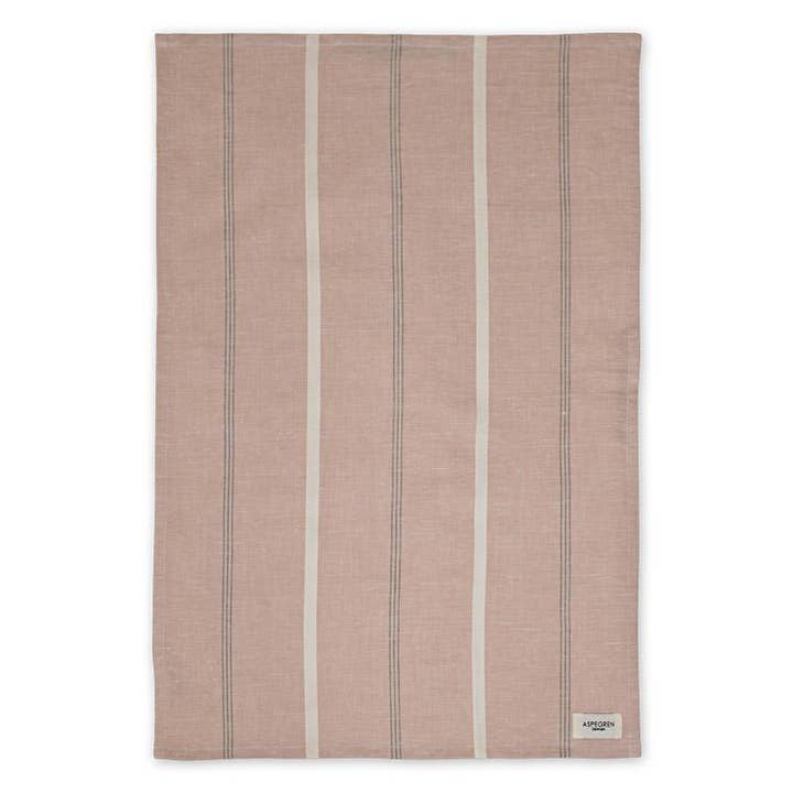 Aspegren Denmark - Wholesale Tea Towel - Tea Towel - Pinstripes - Latte2
