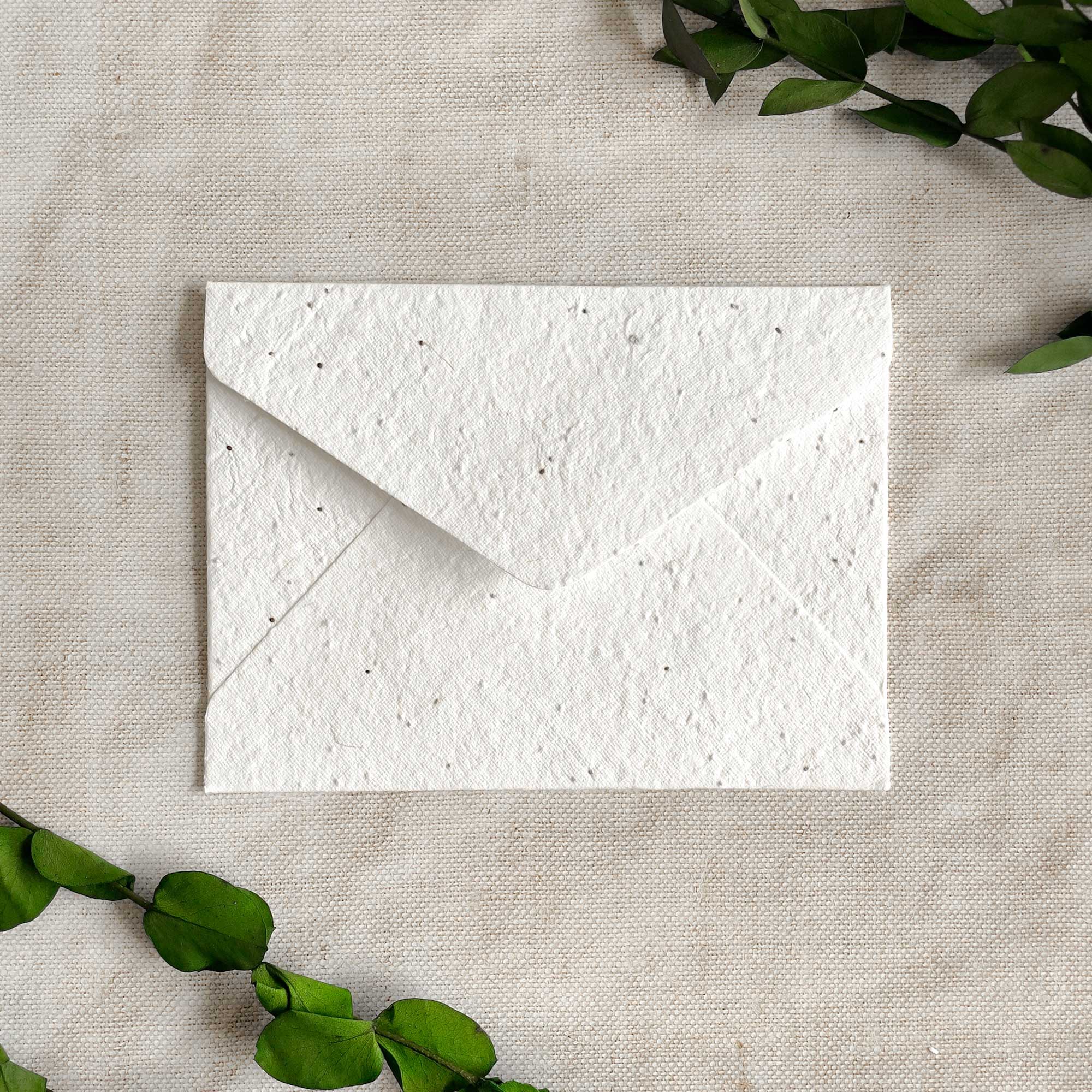 The Natural Paper Company - Wholesale Stationery/Notecard Set - Basil Seed Plantable Handmade Paper and Envelope | Recycled3