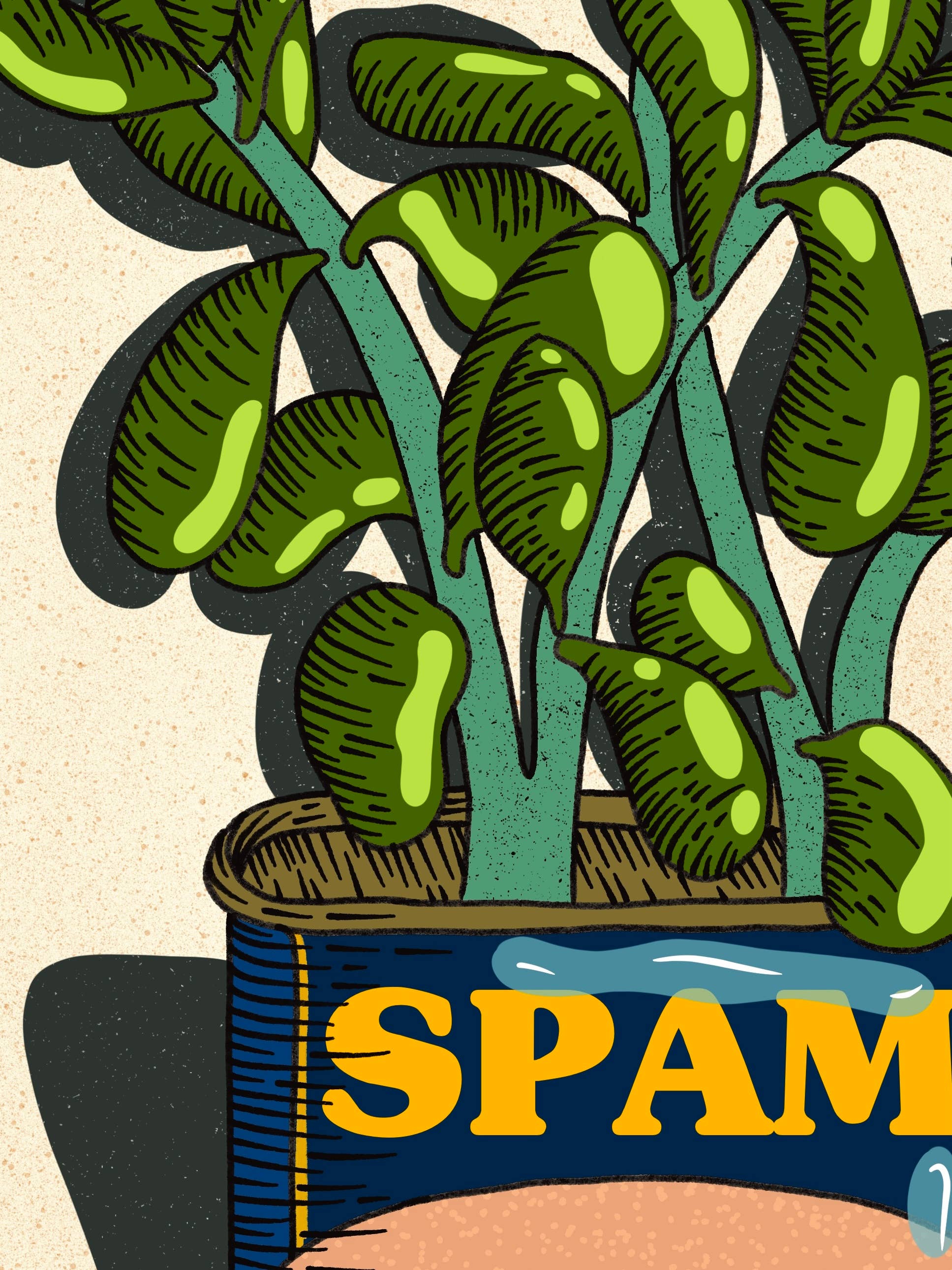 Howdy Studio - Wholesale Art Print - Spam Can1