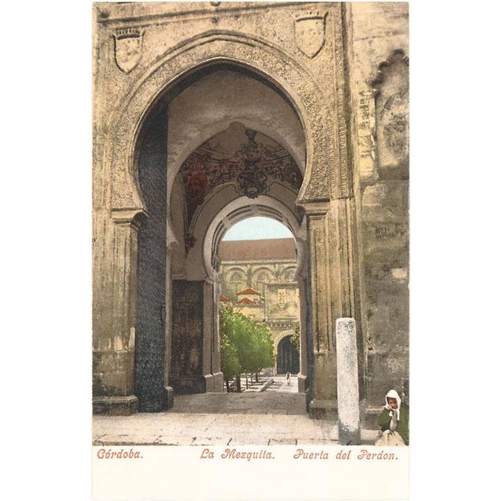 Found Image Press - Venta al por mayor Tarjeta postal - Postal MF-151 Puerta del Perdón, Mezquita de Córdoba, España