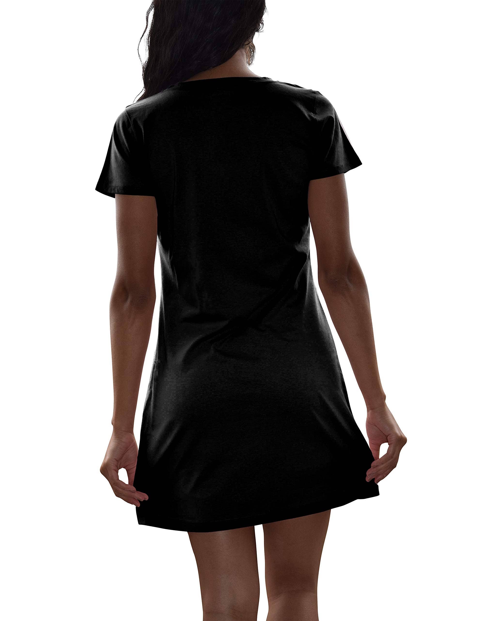 I-Wear Brands - Wholesale Sleepwear Top - Women's - 3 Pack Women's Cotton Short Sleeve Long Sleep Shirt4