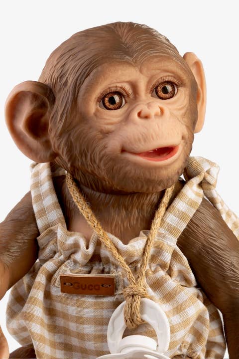 Muñecas GUCA - Wholesale Doll - Kids - REF. 991 MONO Reborn white and beige checkered dungarees 32 cm1