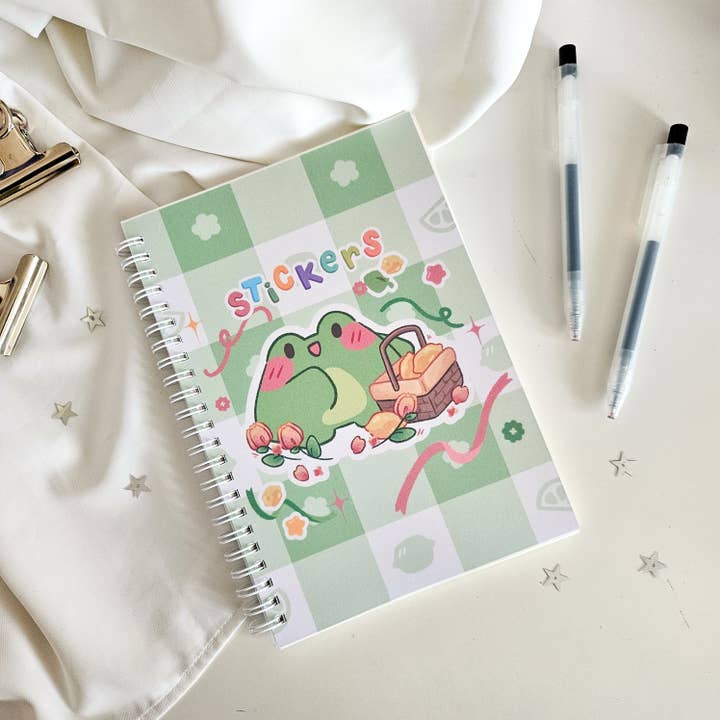 Libro de pegatinas reutilizables Lemon Picnic para venta al por mayor de Zellie's Koi Pond